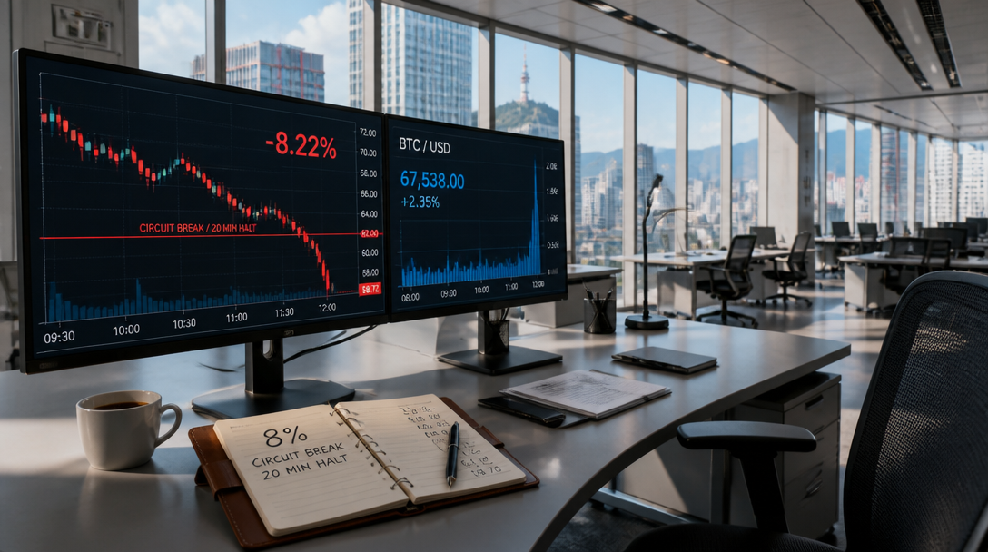 KOSPI’s 8.22% Crash Fails to Spark Crypto Rotation