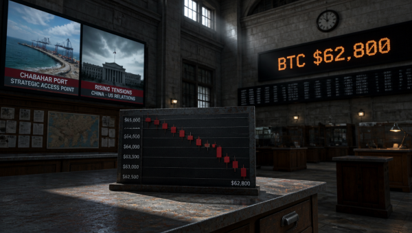 Bitcoin Falls Below $63K as Iran Strikes, China Row Trigger Risk-Off
