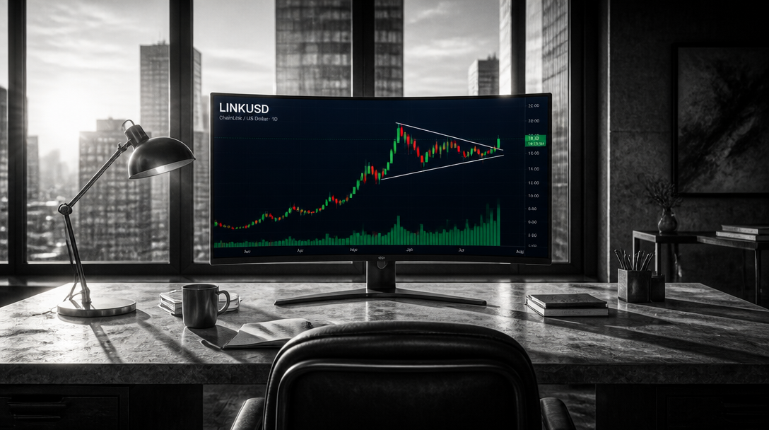 Chainlink LINK Forms Bullish Pennant as Buy Volume Recovers