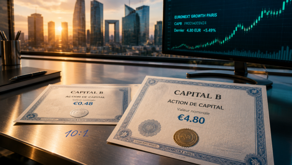 Capital B Executes 10-for-1 Reverse Stock Split Starting Sept. 8