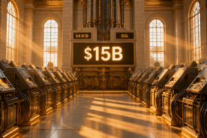 Solana Stablecoins Hit $15B Milestone