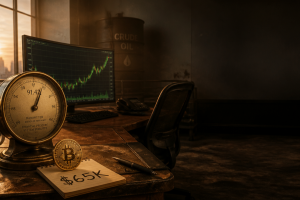 Brent Crude Hits $91.42, Bitcoin Holds Above $65K Despite Oil Shock