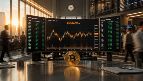 Binance sees 9,000 BTC daily outflow as Bitcoin holds $65K–$66K