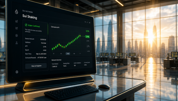 Coinbase Adds Sui Staking With 1.4% to 3.3% APY