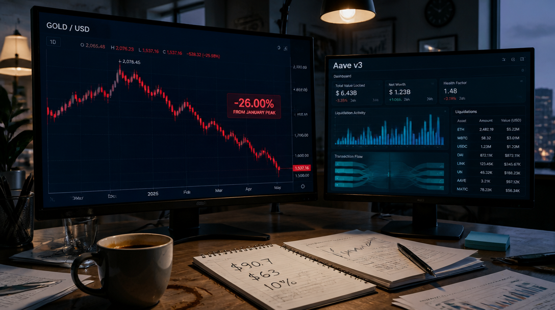 RedStone Report: Tokenized Gold Held Up in March Sell-Off, But DeFi Adoption Lags