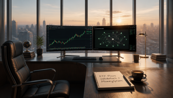 Solana Trades Near $73 as ETF Flows and Validator Growth Monitored