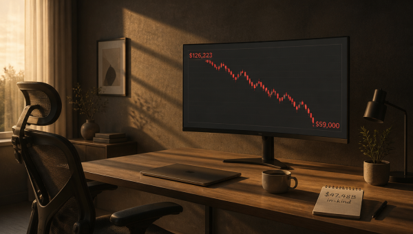 Bitcoin Slides 50% Without System Failure, Marking Institutional Bear Market