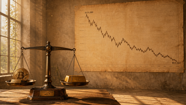 Bitcoin Long-Term Holders Hit Cycle-Bottom Losses as Gold Correlation Flips to +0.7
