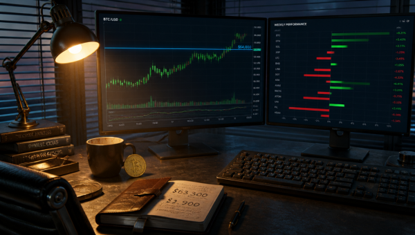 Bitcoin Tops $64,000 in Asia as HYPE Gains 9% Weekly