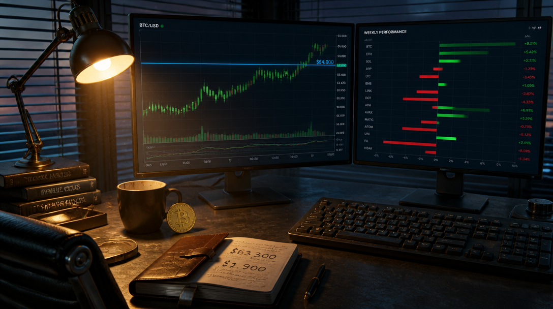 Bitcoin Tops $64,000 in Asia as HYPE Gains 9% Weekly