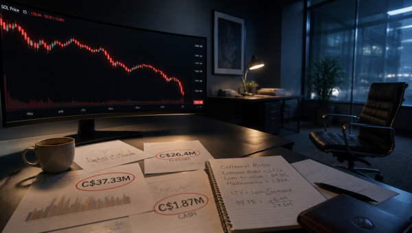 SOL Strategies Faces C$37.33M Liability After Pledging Half Its SOL