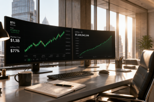 Bitcoin Grabs 77% of $1.3B Crypto Fund Surge as BlackRock Leads