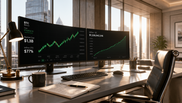 Bitcoin Grabs 77% of $1.3B Crypto Fund Surge as BlackRock Leads
