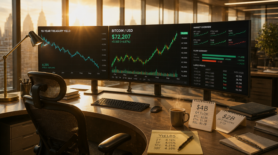 Bitcoin Surges Above $72K on Treasury Buybacks, Trump Crypto Push