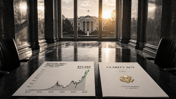 Bitcoin Surges Past $72,000 After Trump Urges Clarity Act