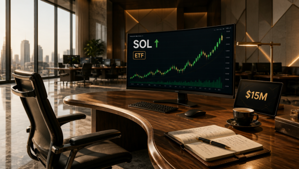Solana ETFs Record $15M Daily Inflow, Largest in Three Weeks