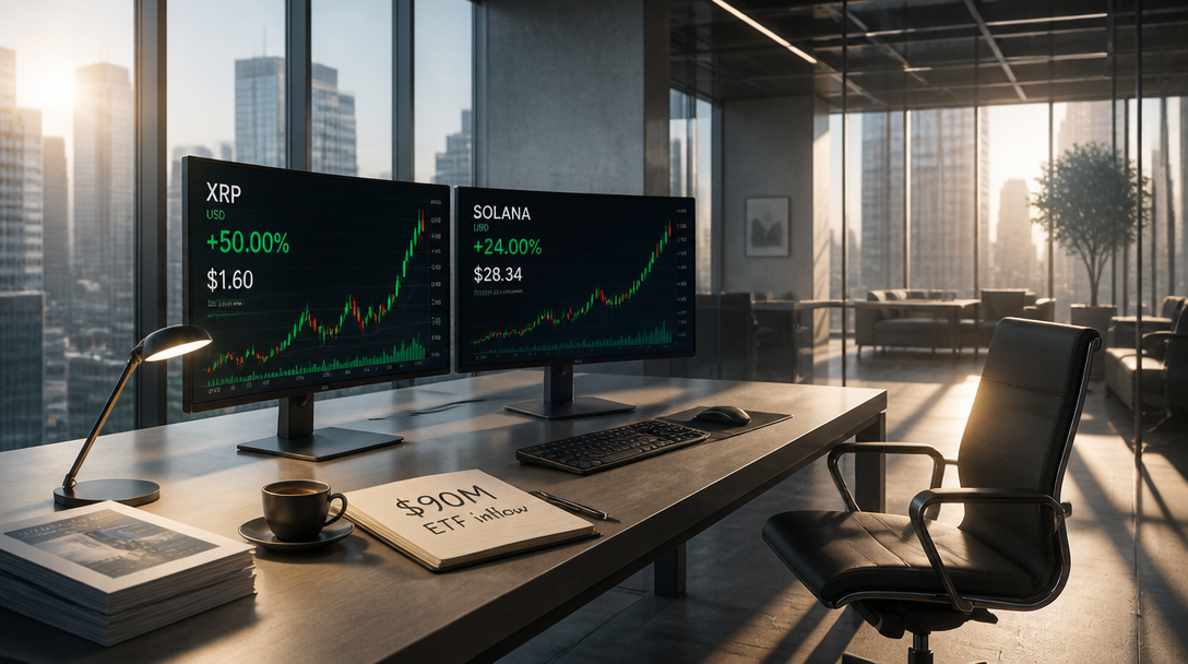 Altcoin ETFs Draw $90M as XRP, Solana Rally