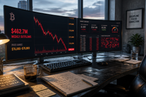Bitcoin ETFs See $462.7M Outflows, Ending Three-Week Rally