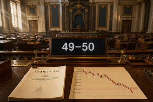 Senate Rejects CLARITY Act as Bitcoin Falls Below $76,000
