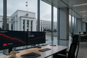 Bitcoin ETFs Post $450.4M Outflow as Fed Looms