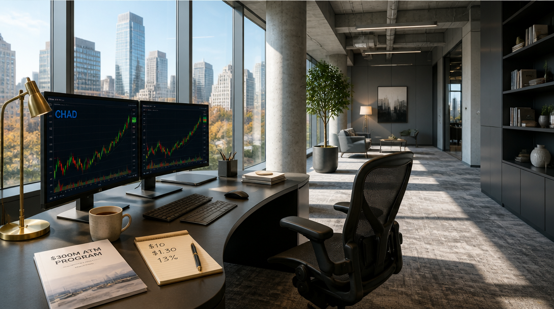DeFi Development Opens $300M CHAD ATM Program