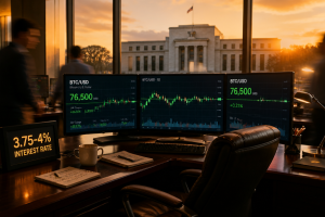 Bitcoin Holds $76.5K as Fed Raises Rates for First Time Since 2023