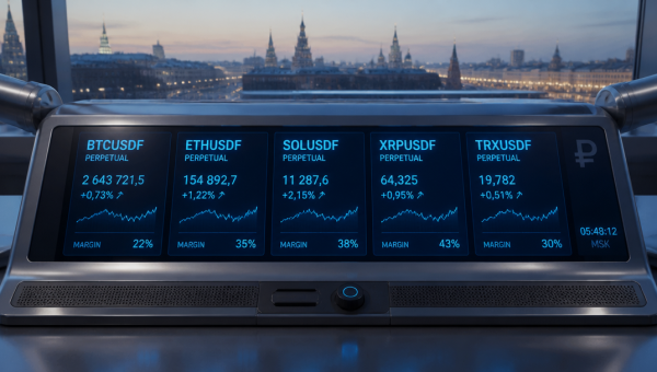 Moscow Exchange Launches Perpetual Futures on 5 Crypto Indexes