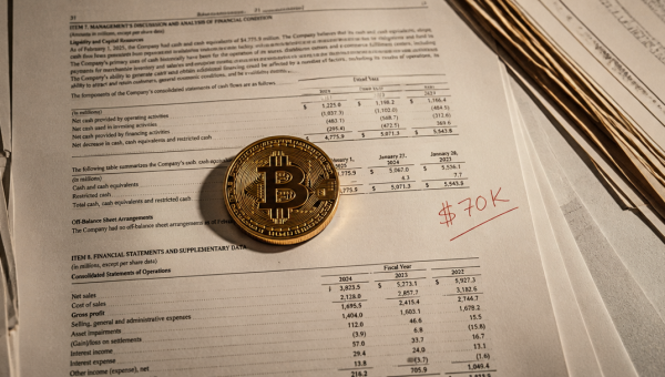 GameStop’s 2,000 BTC Covered Calls Cap $31M Upside at $70K Strike