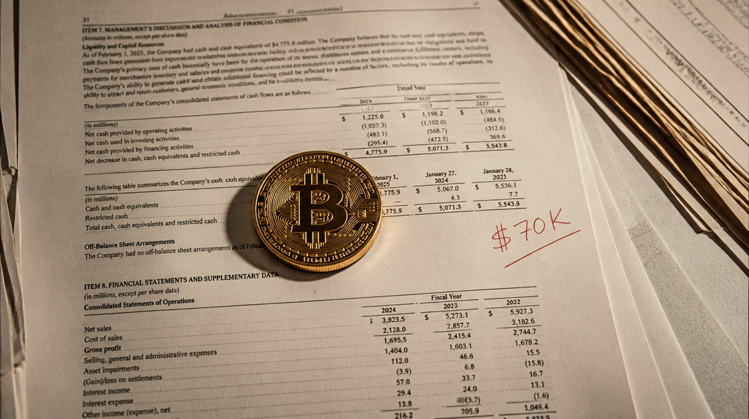 GameStop’s 2,000 BTC Covered Calls Cap $31M Upside at $70K Strike