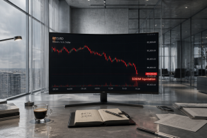 Bitcoin Long Liquidations Hit $280M as BTC Dips Below $84K