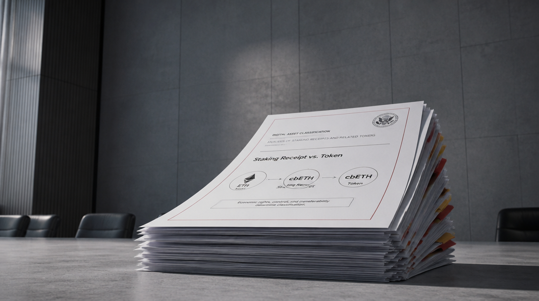 SEC Splits Staking Receipts From Tokens, Muddying ETH Exit Rules