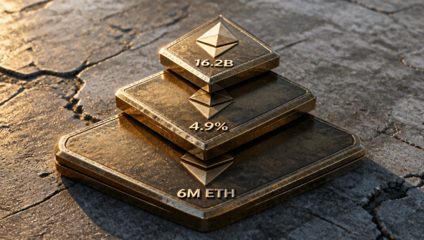 Bitmine Holds 6M ETH, 4.9% of Supply Worth $16.2B