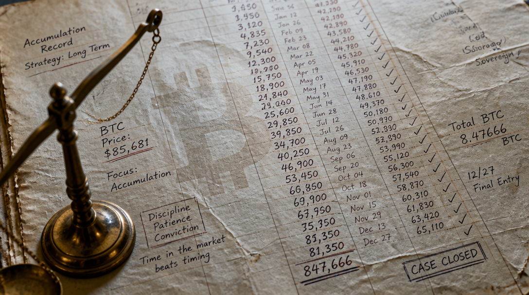 Strategy Buys 1,665 BTC, Hits Record 847,666 Holdings