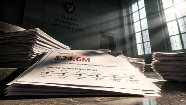 Senate Report Says Tether Delayed Iran Wallet Freezes, Allowing $34.6M to Move