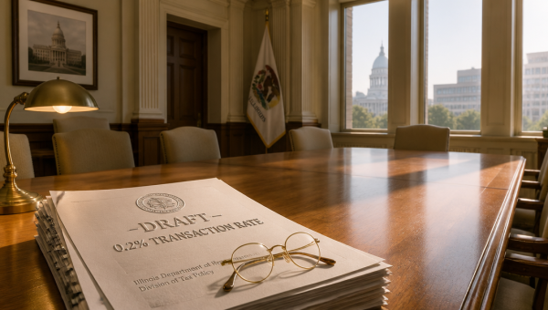 Illinois Issues Draft Crypto Tax Rules at 0.2% Rate