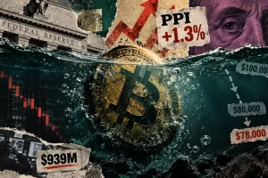 Bitcoin Falls Below $80K as US Producer Inflation Hits 6.3%, Triggering $939M in Liquidations