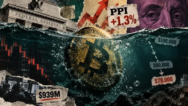 Bitcoin Falls Below $80K as US Producer Inflation Hits 6.3%, Triggering $939M in Liquidations