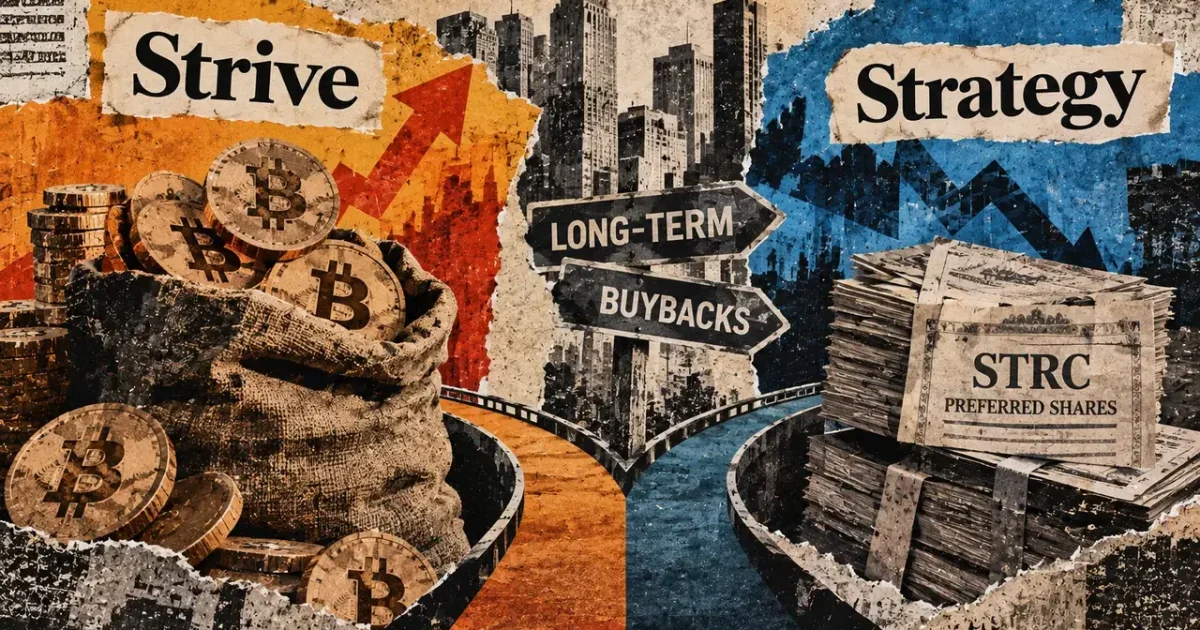Strive Bought $280M Bitcoin While Diluting Common Shares 9.36%