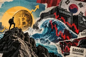 Bitcoin Rebounds Above $83K as Asian Stocks Plunge, Liquidations Hit $813M