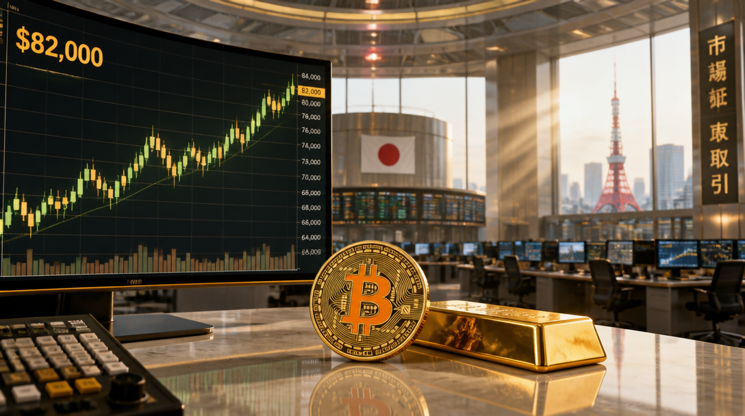 Bitcoin Recovers to $82K as Yen Reversal Triggers Crypto Liquidations