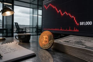 Bitcoin Briefly Lost $81,000 as Treasuries Rally Sparked Cross-Asset Selloff