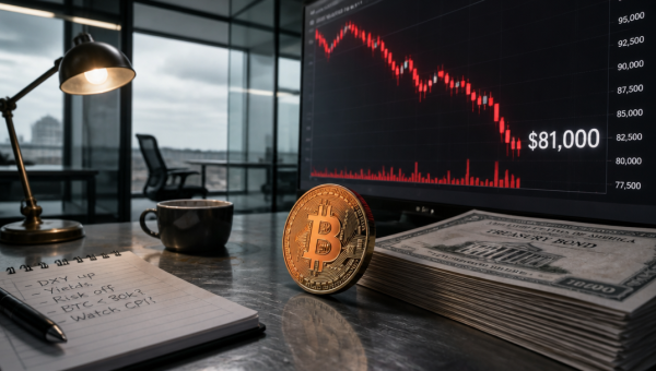 Bitcoin Briefly Lost $81,000 as Treasuries Rally Sparked Cross-Asset Selloff