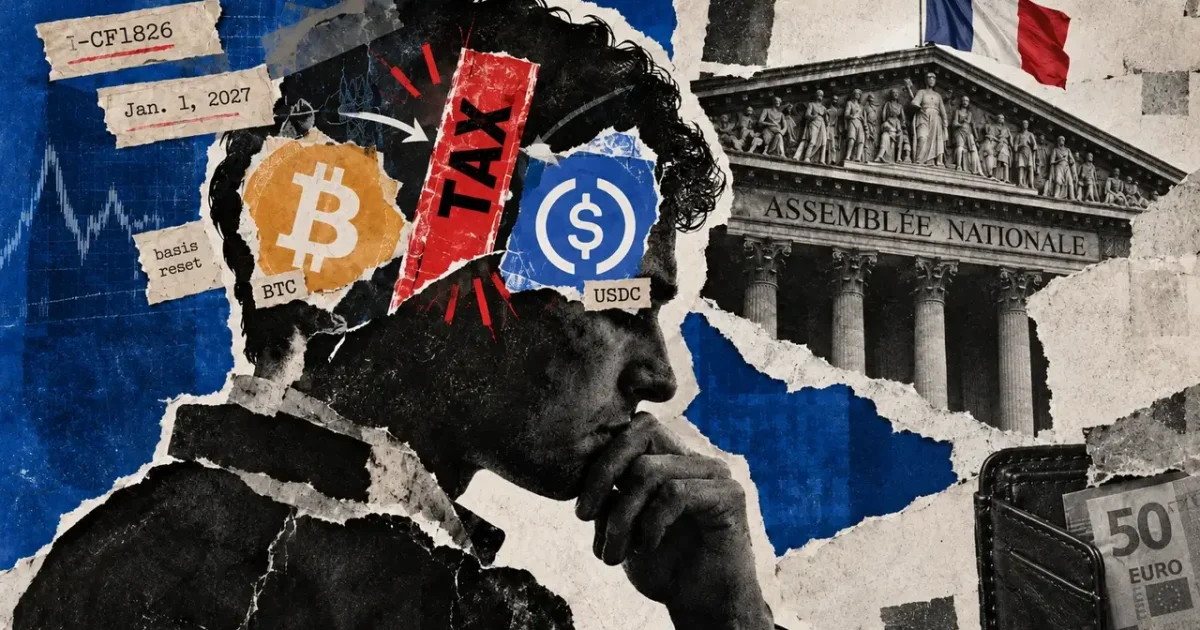 France Tax Amendment Targets Stablecoin Swaps Starting 2027