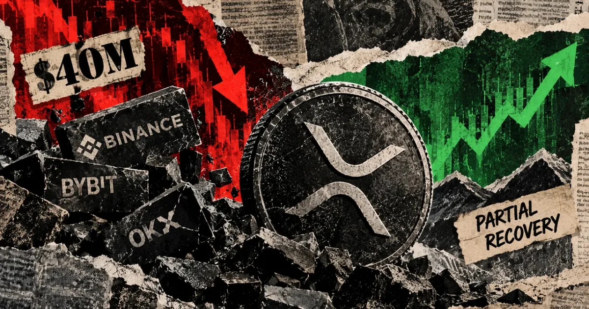 XRP Rebounds as Binance Spot Turnover Falls 78.6%